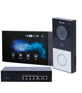 Kit d'interphone vidéo IP & WiFi | Montage en saillie