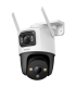 Caméra IP Wi-Fi à double objectif | 5+5 Mpx