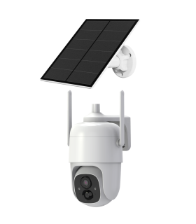 Caméra extérieure 3 Mpx WiFi PT alimentée par batterie