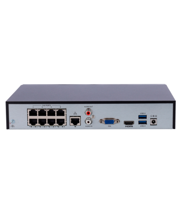Enregistreur IP 8 canaux PoE | Recherche Intelligente