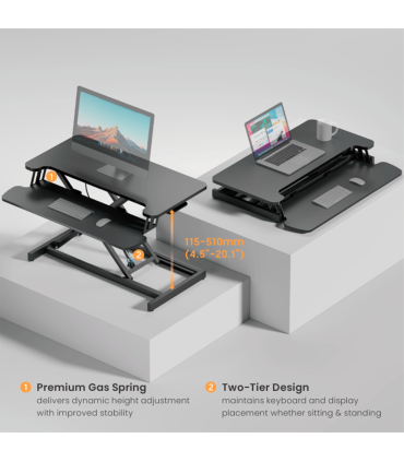 Poste de travail pliable pour ordinateur portable
