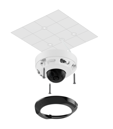 Caméra Ajax IP Dôme Obj. 2.8 mm| 5 Mpx