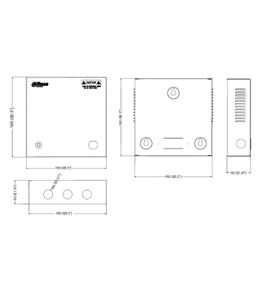 Armoire alimentation 12V 4A