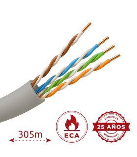Câble UTP catégorie 5E | Certifié CPR ECA | 300 mètres