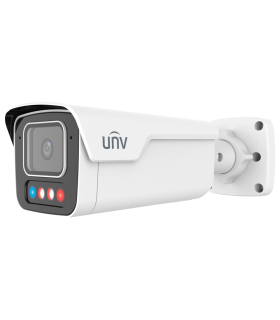 Caméra IP Bullet avec flash dissuasif | 4 Mpx | Obj. fixe 2.8 mm