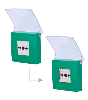 Bouton d'alarme incendie manuel Ajax