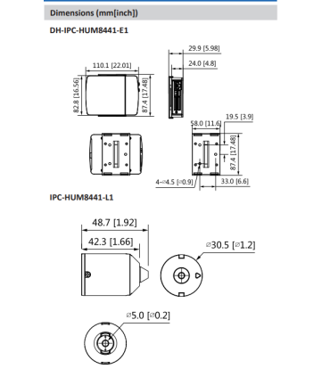 Kit caméra IP PoE espion | 4 Mpx | Micro