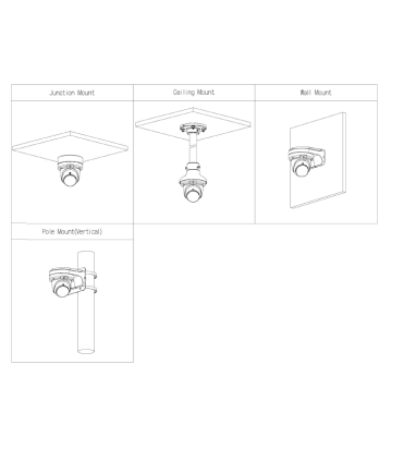 Caméra IP 4 Mpx PoE| Obj. 2.8 mm