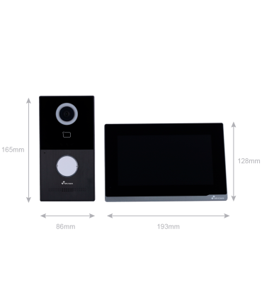 Kit interphone vidéo Nivian 2 fils