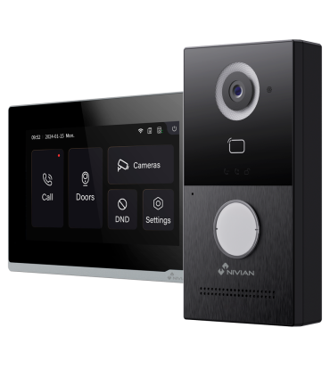 Kit interphone vidéo Nivian 2 fils