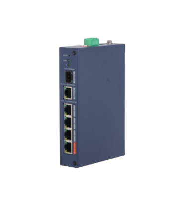 Switch industriel 6 Ports | 4 ports PoE | Montage sur Rail Din