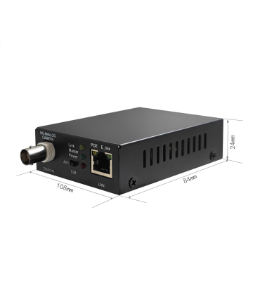 Prolongateur PoE pour câble coaxial