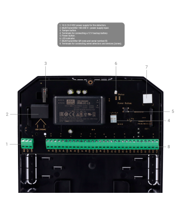Extenseur de zones filaires via radio Grade 2 Ajax