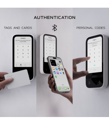 Clavier à écran tactile IPS et lecteur RFID Grade 3 Ajax