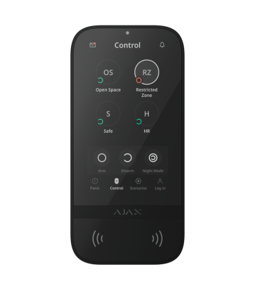 Clavier à écran tactile IPS et lecteur RFID Grade 3 Ajax