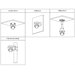 Caméra Turret IP PoE | 4 mpx | Obj. 2.8 mm | IA