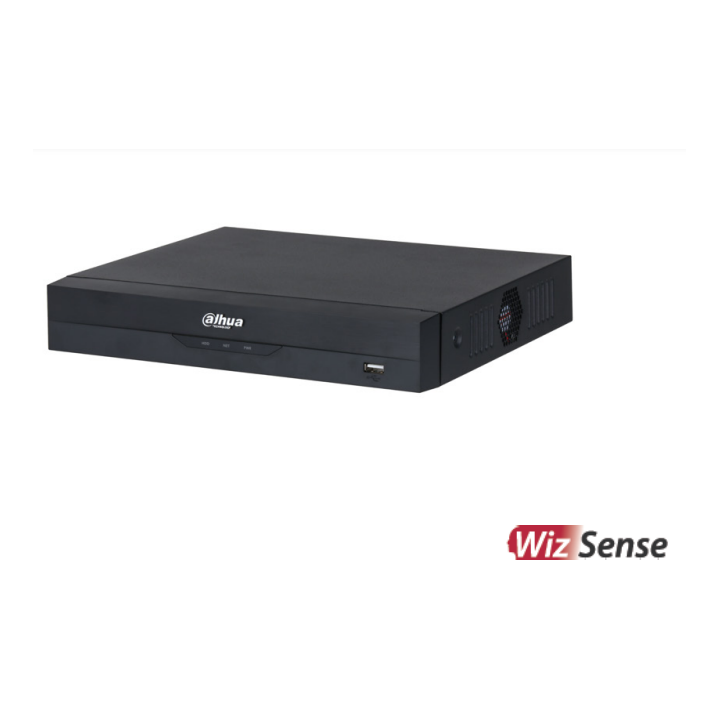 Enregistreur IP | 8 canaux PoE | Rés. 16 Mpx max | IA